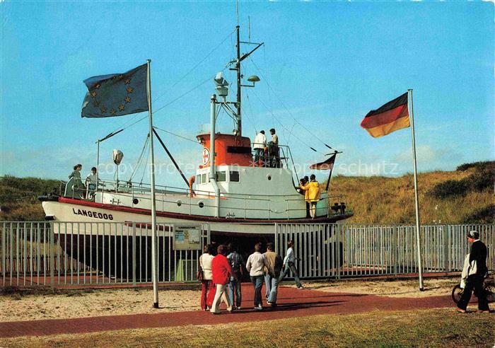 LANGEOOG Nordseebad Rettungsboot DGzRS Seenotrettung Nordsee Museum-der-Station-