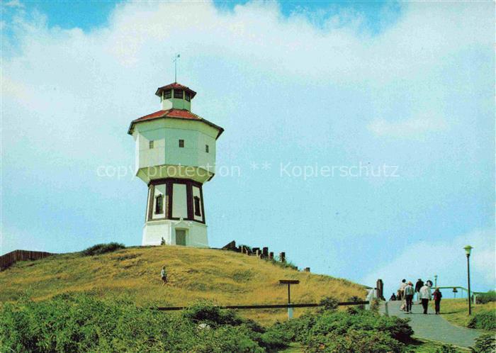 LANGEOOG Nordseebad Wasserturm Nordsee Huegel Besucher Duene Spazierweg