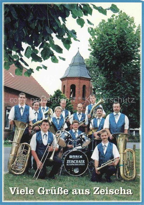 Zeischa Bad Liebenwerda Brandenburg Blasmusikanten Musikkapelle Tuba Posaune Sch