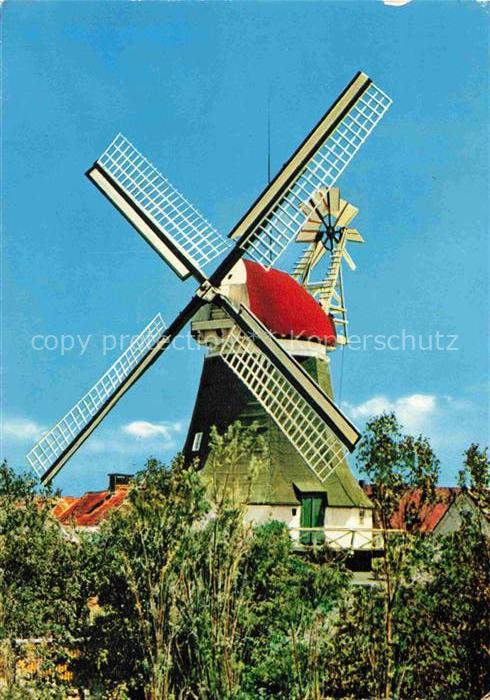 NORDERNEY Nordseebad Niedersachsen Windmuehle Fluegel Nordseeheilbad Nordseeinse