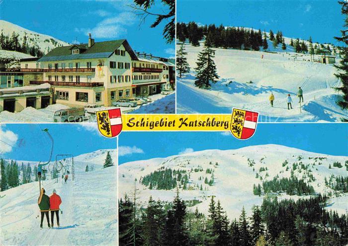 Katschberg Rennweg Kaernten AT Wintersportgebiet Schilifte Hallenbad Skifahrer W