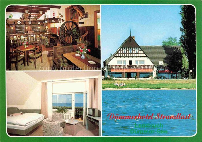 Lembruch Duemmersee Niedersachsen Duemmerhotel-Strandlust Duemmer-See Hotel Gast