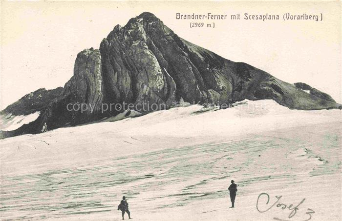 Gletscher Ferner Glacier Glaciar Ghiacciaio-- Brandner Ferner Scesaplana Voralbe