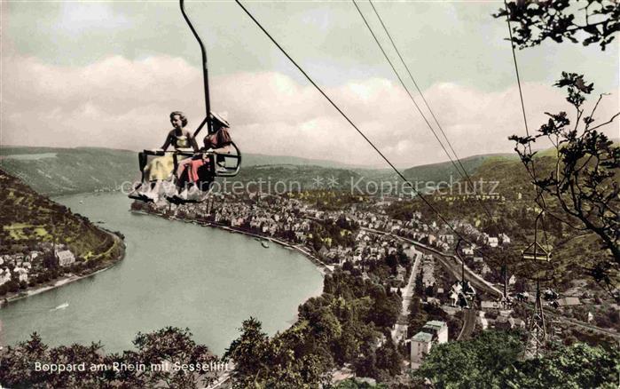 Sessellift Chairlift Telesiege Boppard am Rhein