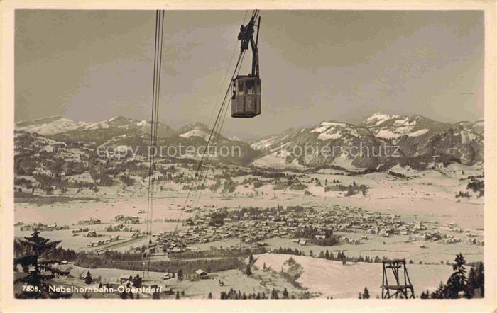 SEILBAHN Cable-Car Telepherique Oberdorf Nebelhornbahn Allgaeu