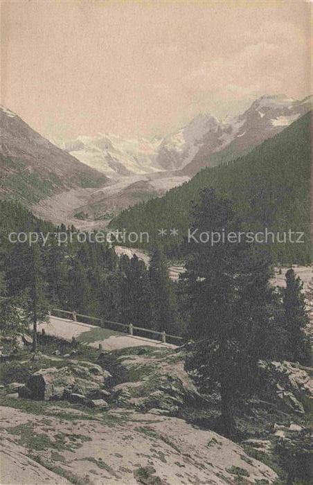 Gletscher Ferner Glacier Glaciar Ghiacciaio-- Morteratsch Bernina Schweiz Suisse