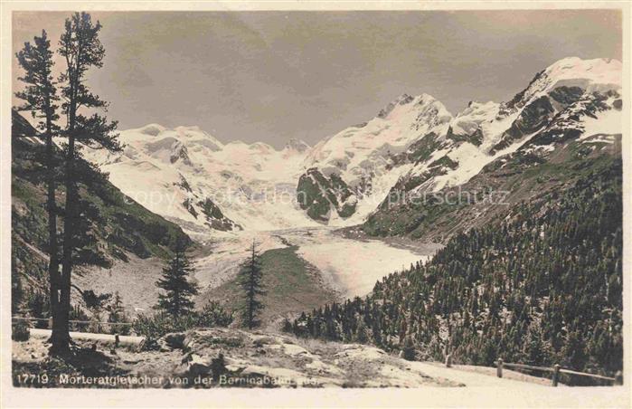 Gletscher Ferner Glacier Glaciar Ghiacciaio-- Morteratsch Bernina Schweiz Suisse