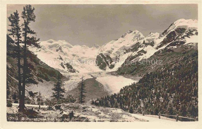 Gletscher Ferner Glacier Glaciar Ghiacciaio-- Morteratsch Bernina Schweiz Suisse