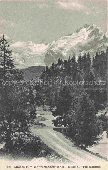 Gletscher Ferner Glacier Glaciar Ghiacciaio-- Morteratsch Bernina Piz Schweiz Su