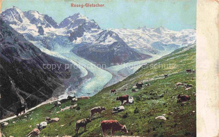 Gletscher Ferner Glacier Glaciar Ghiacciaio-- Morteratsch Roseg Schweiz Suisse