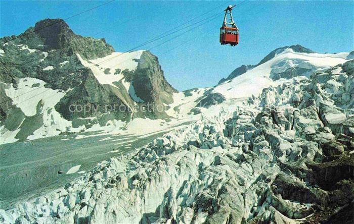 SEILBAHN Cable-Car Telepherique Saas Fee Gletscher Egginer