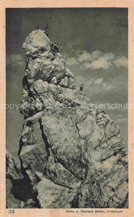 Klettern Bergsteigen Mountaineering Alpinisme Alpinismo-- Innsbruck Frauhittspit