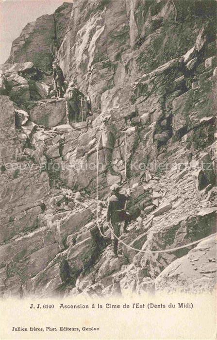 Klettern Bergsteigen Mountaineering Alpinisme Alpinismo-- Ascension la Cime Est