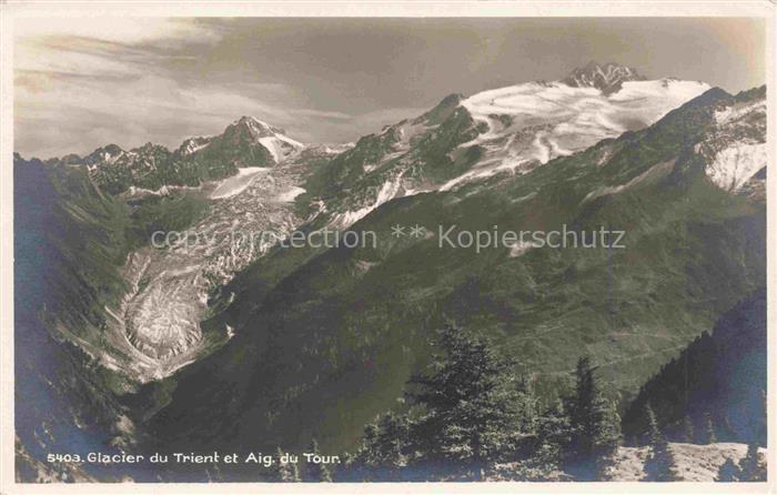 Gletscher Ferner Glacier Glaciar Ghiacciaio-- Trient Aig du Tour