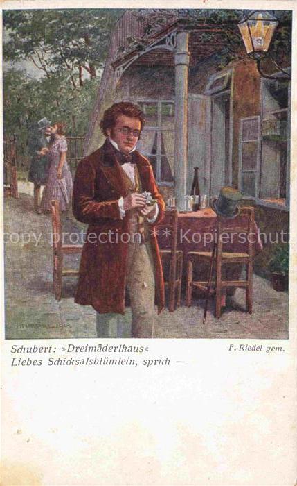 SCHUBERT Franz (1797-1828) Komponist Dreimaederlhaus