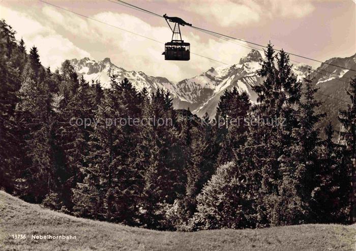 SEILBAHN Cable-Car Telepherique Nebelhornbahn Obersdorf im Bayr. Allgaeu