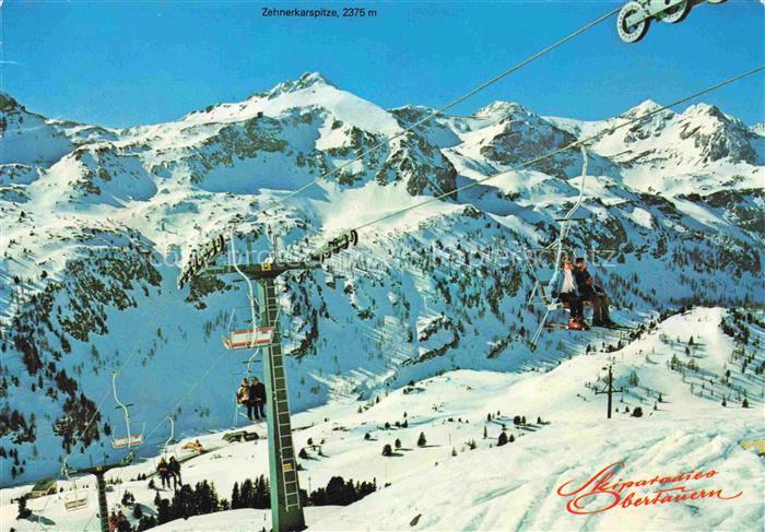 Sessellift Chairlift Telesiege Sonne Firn Obertauen Teufelshoerner