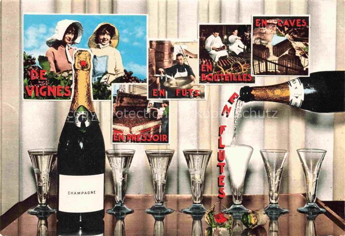 Wein Wine Vin Vino-- Champagne
