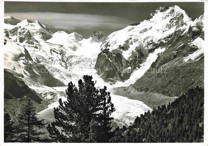 Gletscher Ferner Glacier Glaciar Ghiacciaio-- Bernina Morteratsch