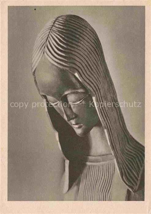 BENTELE Fidelis Skulpturen Sculptures Sculpturi-- Madonna Holzplastik