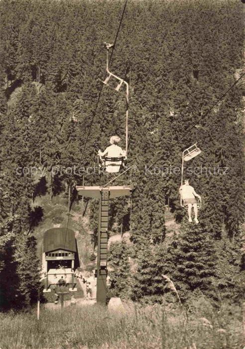 Sessellift Chairlift Telesiege Oberdorf Thuer Schanze am Rennsteig