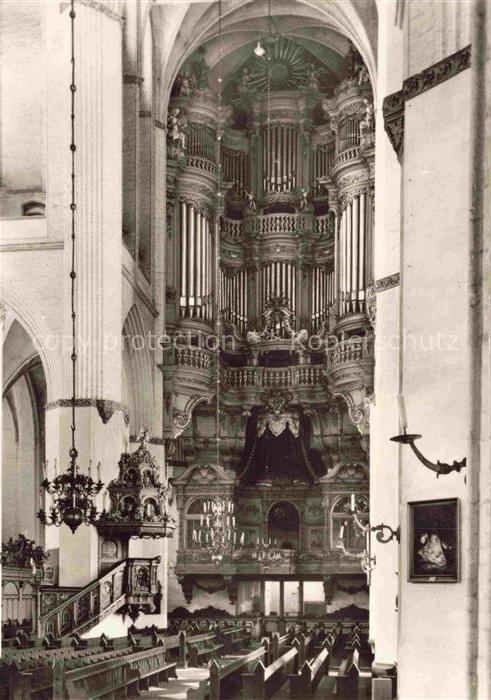 Orgel Kirchenorgel Organ Orgue Ristock Kirche St Marien Fuerstenempore