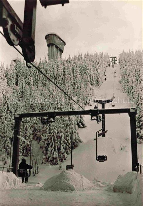 Sessellift Chairlift Telesiege Oberhof Thuer. Kanzlersgrung