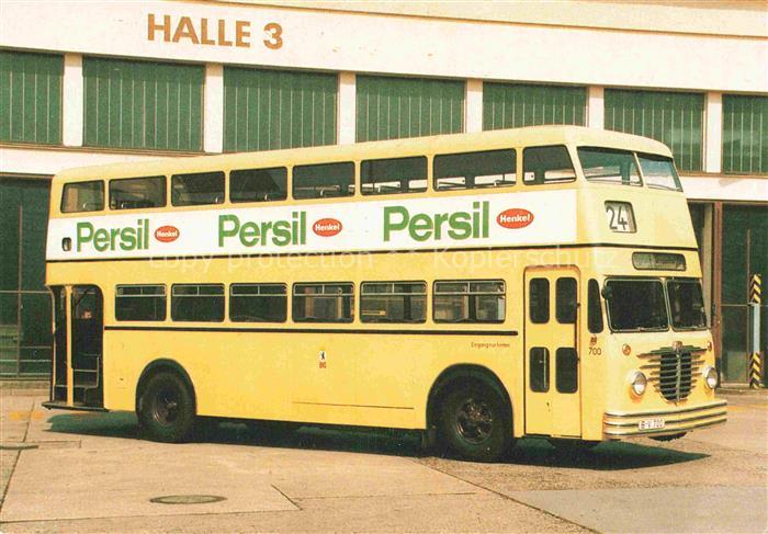 Bus Autobus Omnibus Persil Buessing Zweiachs Doppeldecker Berlin