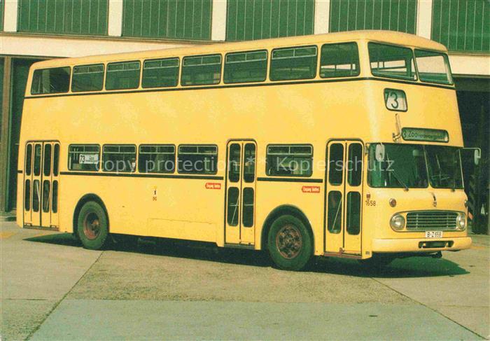 Bus Autobus Omnibus Zweiachs Doppeldecker Berliner Verkehrsmittel