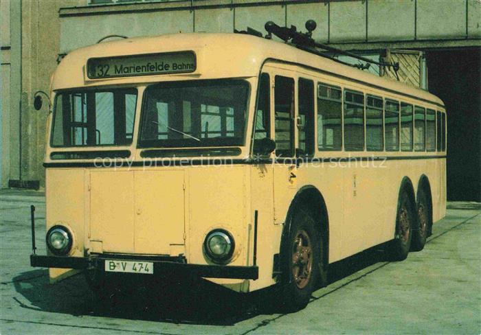 Bus Autobus Omnibus Berliner Verkehrsmittel ssW Obus Daimier Benz