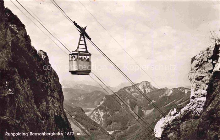 SEILBAHN Cable-Car Telepherique Ruhpolding Rauschbergbahn
