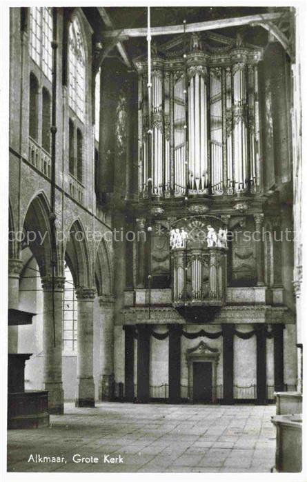 Orgel Kirchenorgel Organ Orgue alkmaar Grote St. Laurenskerk Ned. Herv. Gemeete