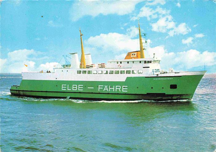 Faehre Ferry Bac Traghetto-- Cuxhaven Brunsbuettel MS Niedersachsen Schleswig Ho