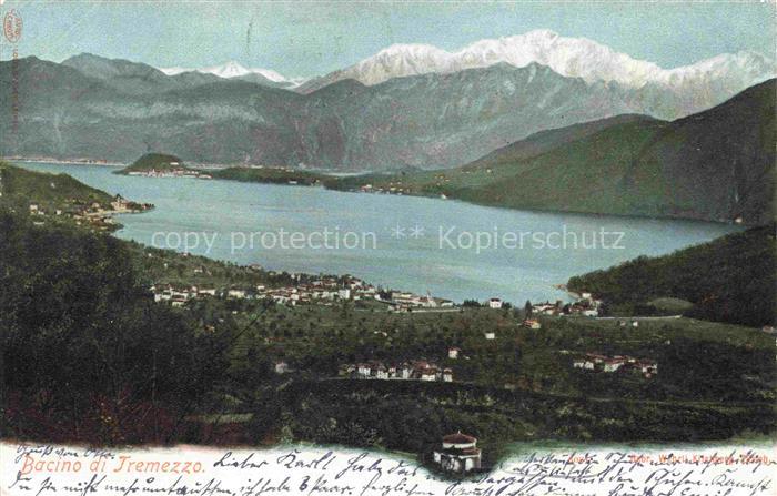 Tremezzo Lago di Como Lombardia IT Bacino-di-Tremezzo Lago-di-Como Seebecken Pan