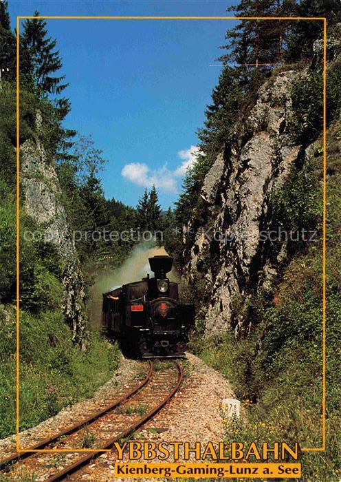 Gaming Niederoesterreich AT Ybbstalbahn Schmalspurbahn Dampflokomotive Bodingbac