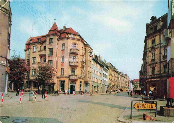 Zgorzelec Goerlitz Niederschlesien PL Ulica-Feliksa-Dzierżyńskiego Strassenszene