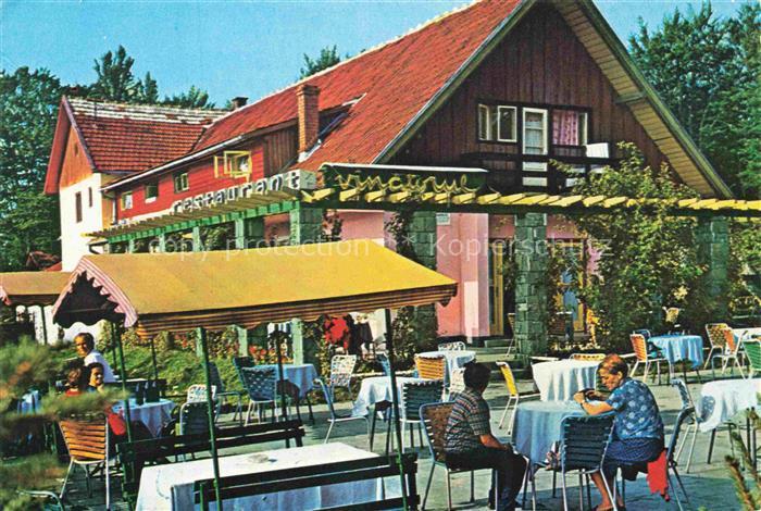 Poiana Brasov Schulerau Siebenbuergen RO Hotel-Vânătorul Restaurant Terrasse Gae