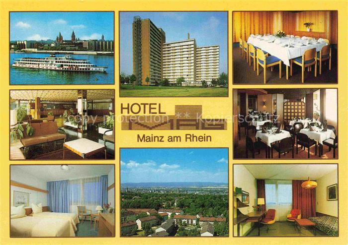 Gonsenheim MAINZ Hotel-MAG Hechtsheimer-Strasse Rhein Dom Hochhaus Speisesaal Zi