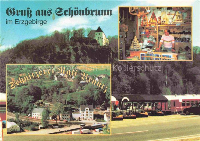Schoenbrunn Wolkenstein Erzgebirge Schnitzerei-Ralf-Brantz Burg Erzgebirge Holzs