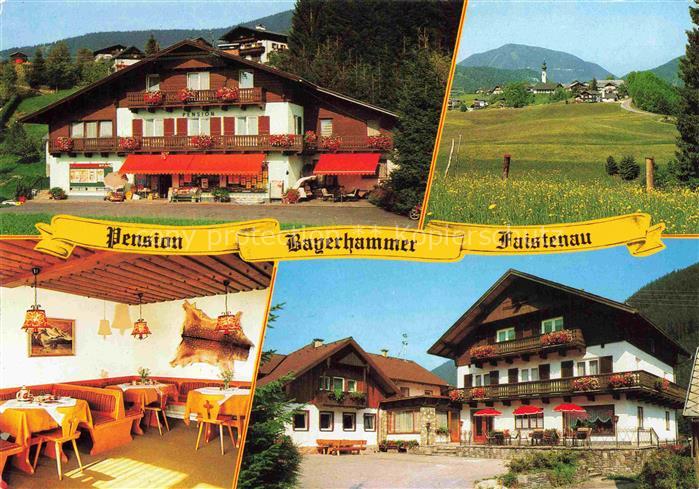 Faistenau Salzburg AT Pension-Bayerhammer Fruehstueckspension Gasthaus Speisesaa