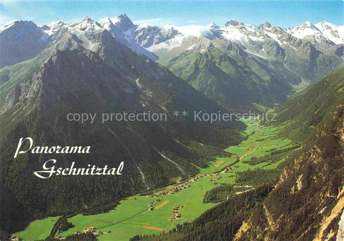 Gschnitztal Trins Tirol AT Tal Gletscher Tribulaunen Berge Alpen Luftaufnahme Wi