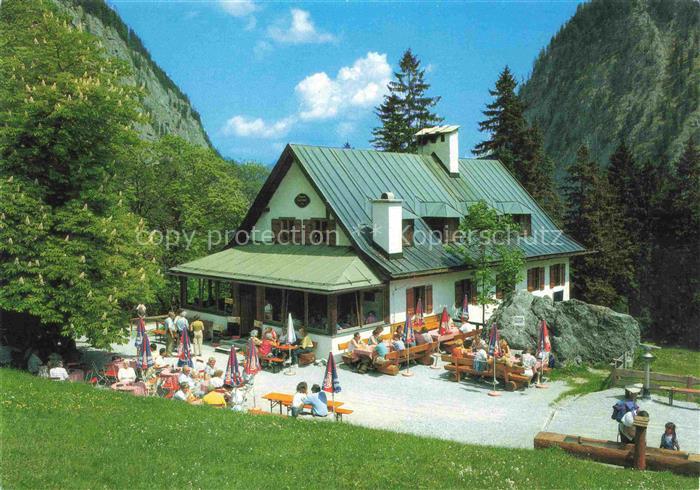 Wimbachschloss (Gasthaus) RAMSAU Berchtesgaden Bayern Berggaststaette-Wimbachsch