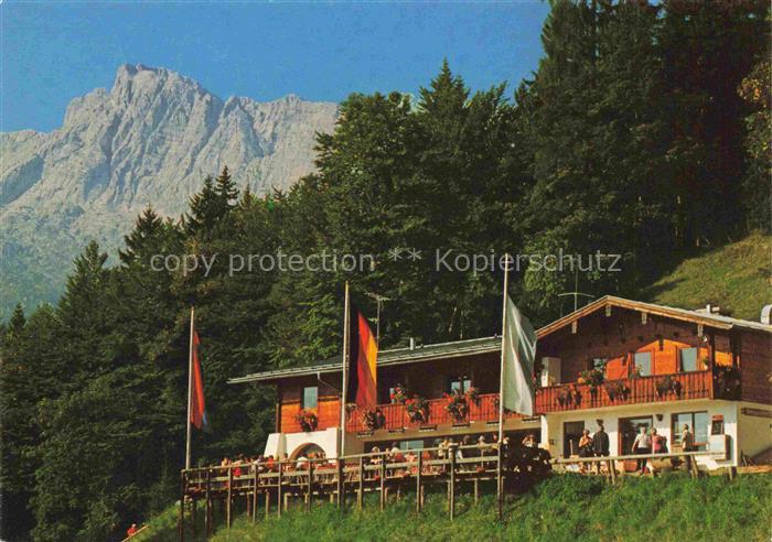 RAMSAU Berchtesgaden Bayern Berggasthof-Gerstreit Soleleitungsweg Hochkalter Be