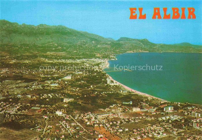 El Albir Alfaz del Pi ALICANTE ES Playa-del-Albir Kueste Meer Berge Luftbild Alf