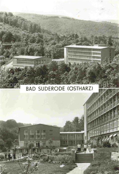 Bad Suderode Silikose-Sanatorium Willy-Agatz Sanatorium Klinikgebaeude Harz Wald