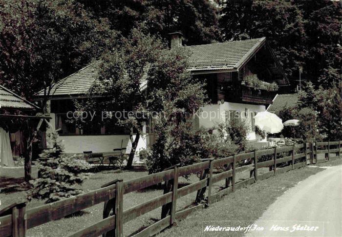 Agg Niederaudorf Rosenheim Bayern Haus-Stelzer Pension Gaestehaus Zaun Garten Ba