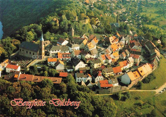 Dilsberg Neckar Neckargemuend Heidelberg BW Bergfeste Burg Stadtmauer Kirche Fri