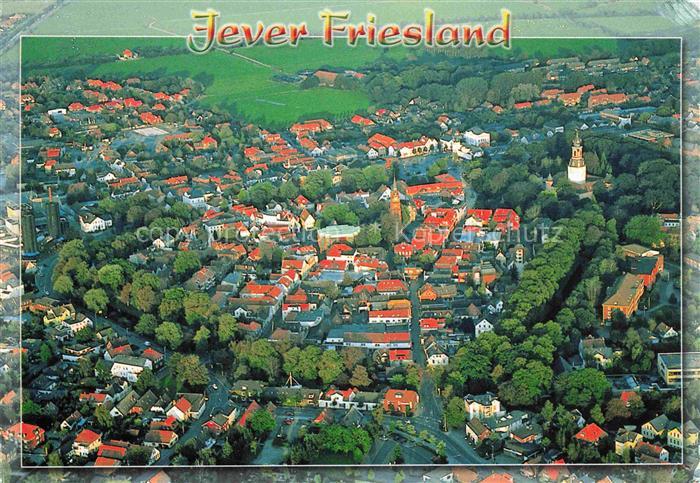 Jever Friesland Niedersachsen Stadtansicht Kirche Schloss-Jever Stadtturm Friesl