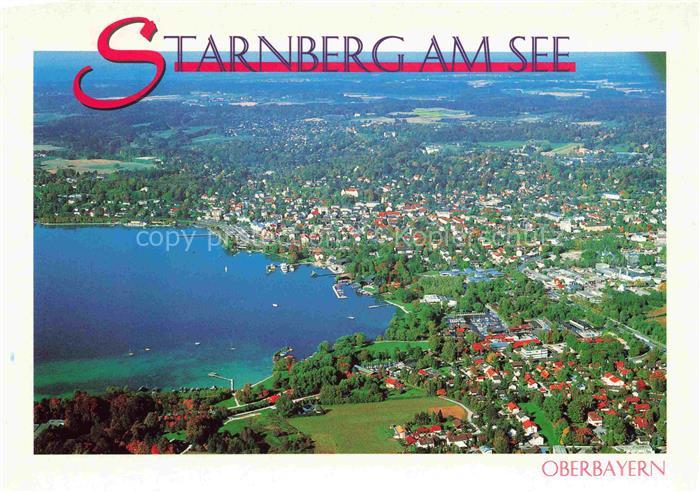 Starnberg Starnbergersee Bayern Starnberger-See Fliegeraufnahme Stadtpanorama Se