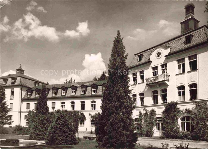 Planegg MueNCHEN Bayern Waldsanatorium Sanatorium Park Brunnen Balkon Jugendstil